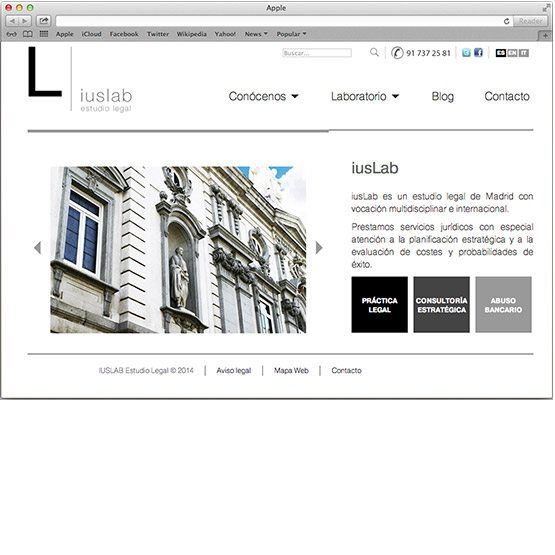 Diseño Web - Iuslab